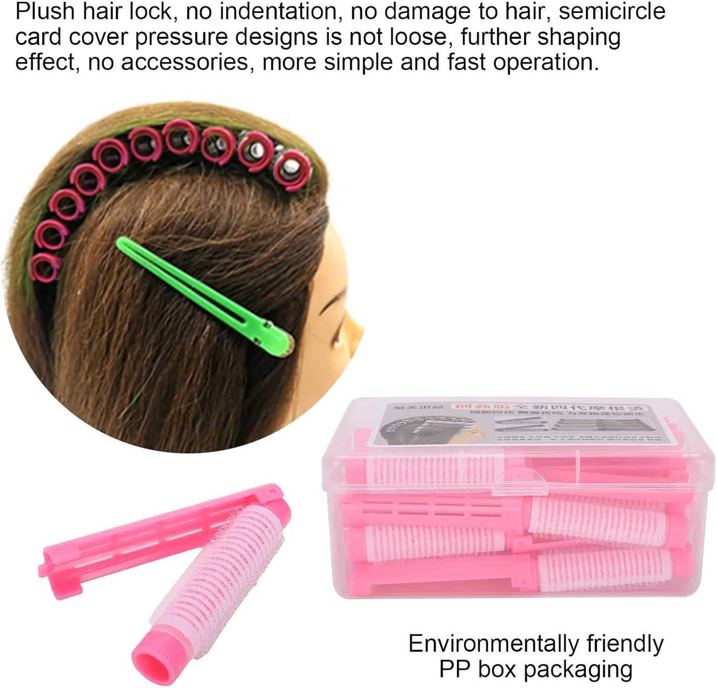20pcs Hair Sticks, Fluffy Hair Barrel, Hair Curler, Hair Styling Tools Kit for Home Salon (01)
