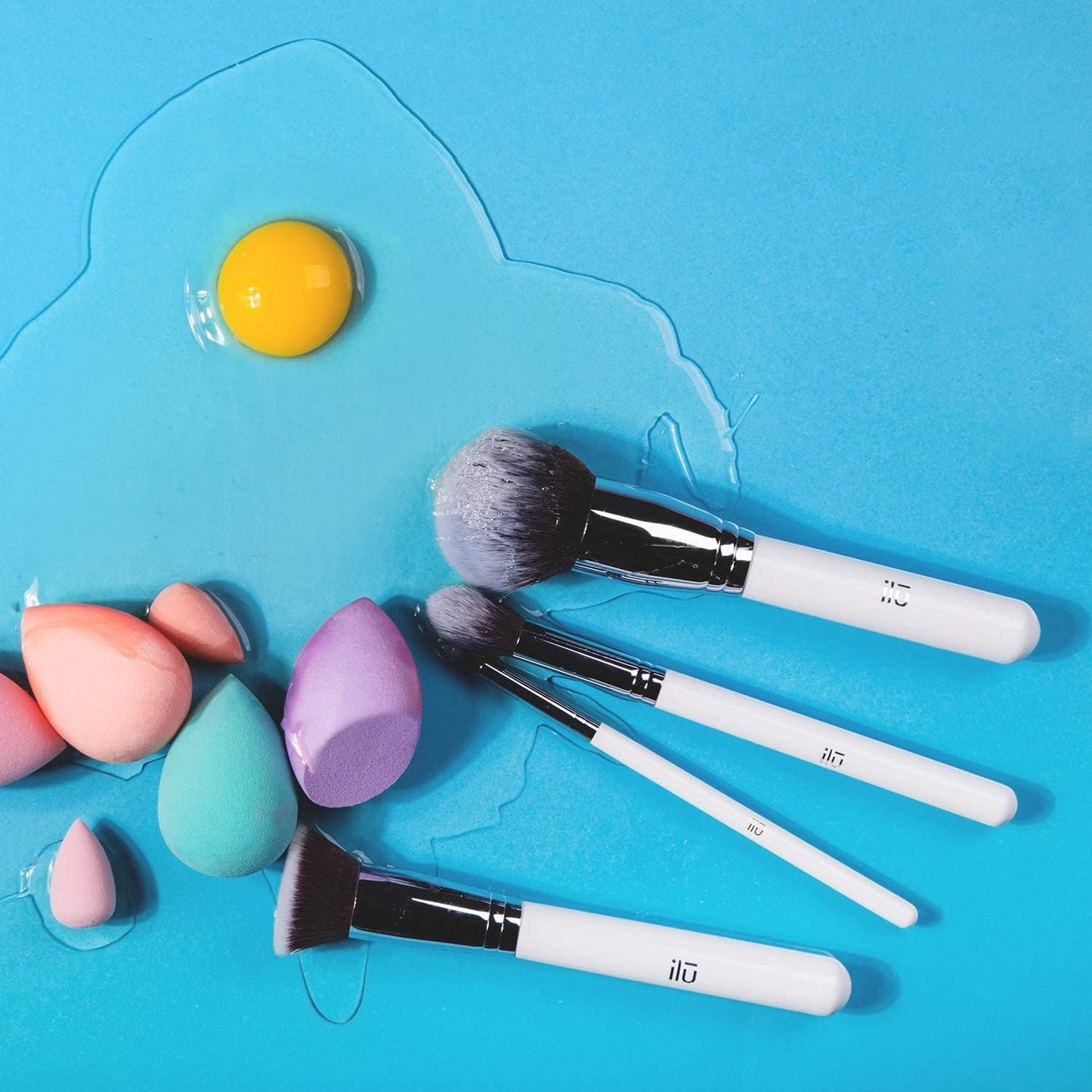 POWDER Big Brush 209 1u Soft Synthetic Wood Handle Easy Cleaning Gift for Artist Makeup Accessories Beauty Visage