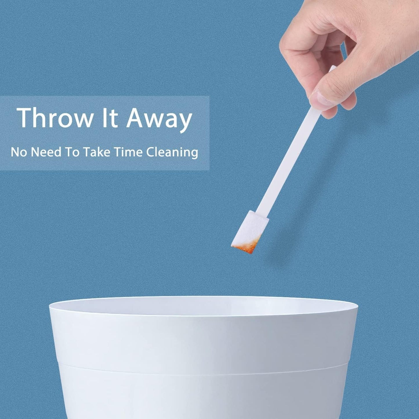 40Pcs Disposable Crevice Cleaning Brushes for Small Spaces, Detail Gaps Scrub Cleaner Brush Set for Toilet Bowl Corner, Household Cleaning Tool Supplies for Window Track, Door Grooves, Vent Fan