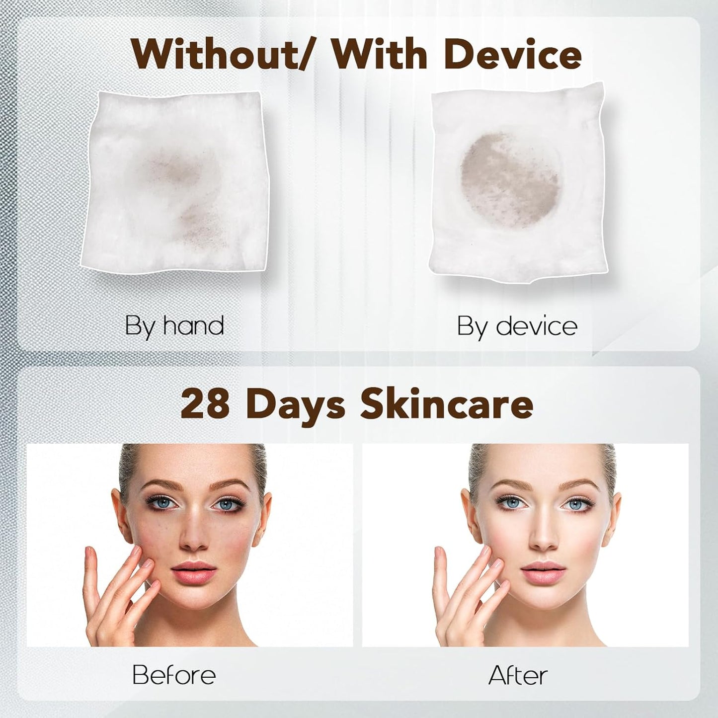 DOCOCO Facial Massager, Rechargeable Face Lift Device, Home Skin Care Tools with Microcurrent, Vibration, Hot Compress, Clean Pores, Moisturize and Firm Skin, Reduce Wrinkle, Fine Lines