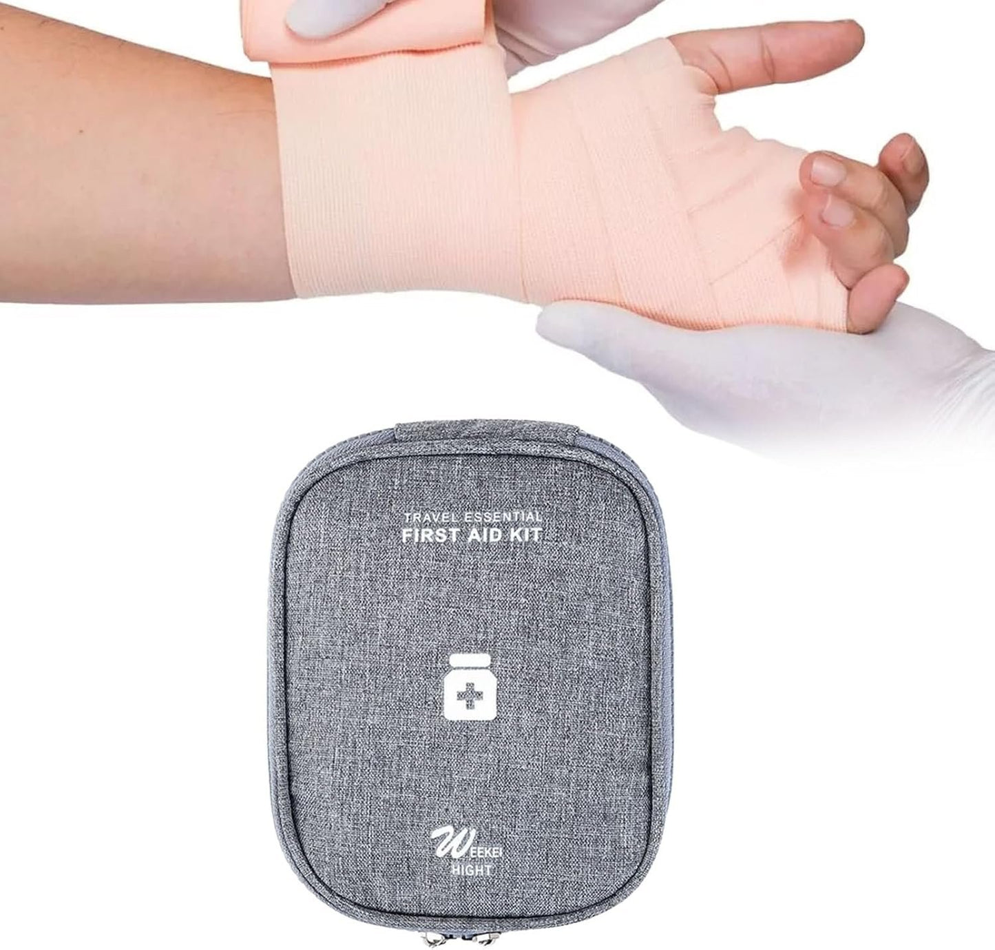 Borsa da viaggio per il primo soccorso, kit medico, portapillole, organizer compatto per escursioni all'aperto, sacchetto di emergenza impermeabile per stoccaggio medico, campeggio Health Safety
