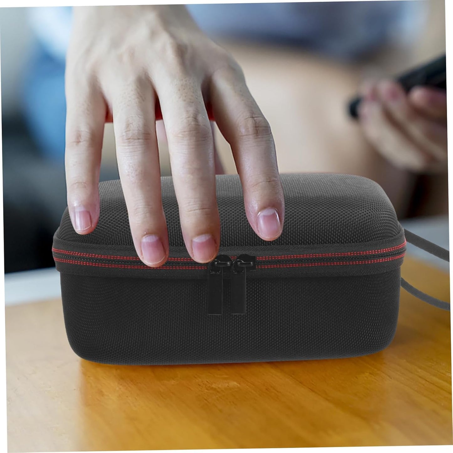 SHINEOFI Protective Case for Speakers and Portable Audio Organizer with Multifunctional Design for Use