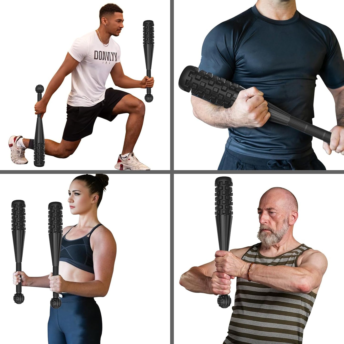 POWER GUIDANCE Macebell Indian Clubbells, Steel Mace, Indian Club, Gorilla Sports, Suitable for Home Gym Training, Massage and Rehabilitation 2kg 4kg 6kg 10kg