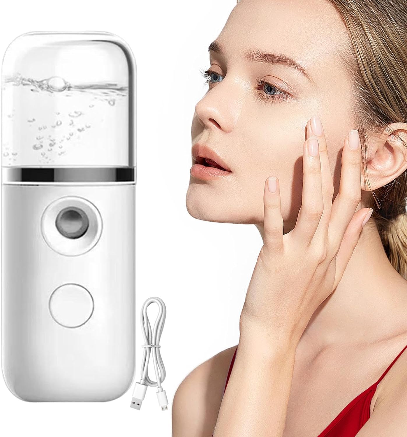 Steam Machine For Face, Facial Humidifier, Deep Cleansing Steamer, Hydrating Face Mist, Portable Facial Steamer, Skin Care Tool, Home Facial Spa, Skin Hydration Device, Compact Face Steamer, Facial