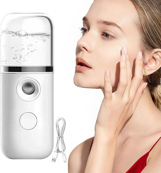 Steam Machine For Face, Facial Humidifier, Deep Cleansing Steamer, Hydrating Face Mist, Portable Facial Steamer, Skin Care Tool, Home Facial Spa, Skin Hydration Device, Compact Face Steamer, Facial