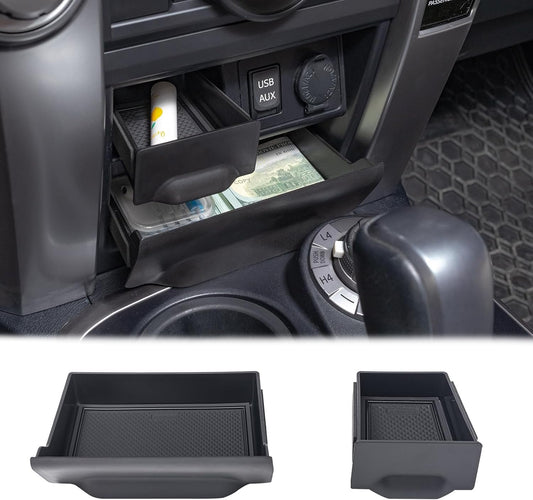 JDMCAR Storage Drawer Compatible with Toyota 4Runner Accessories 2014-2022 2023 2024 Center Console Organizer Storage Cubby Box Interior Accessories