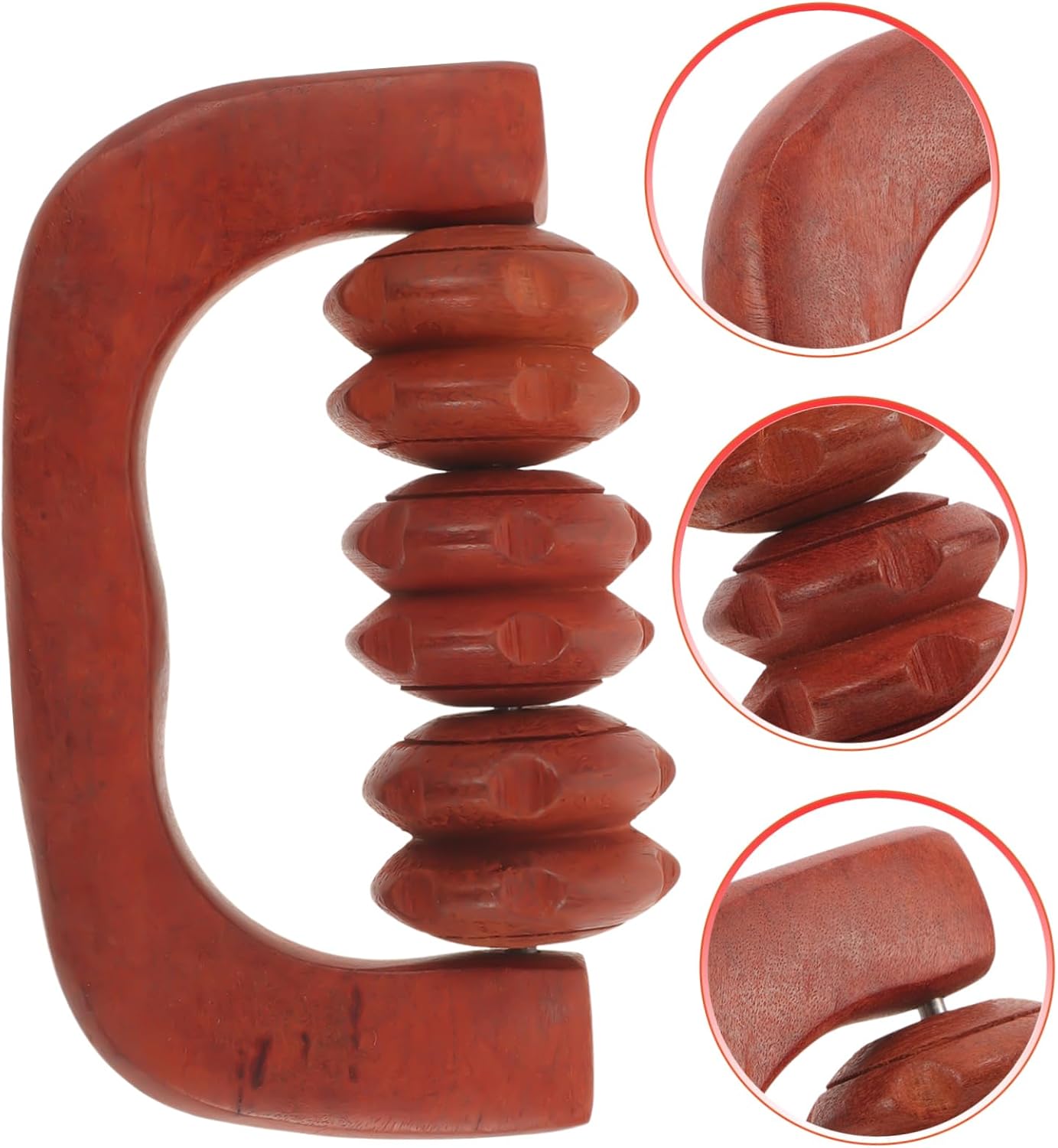 CALLARON 5 Pezzi Massaggiatore in Legno Massager Massaggiatore Per Il Mal Di Schiena Posteriore Massaggiante Muscolo Del Corpo Per Le Gambe Di Legno