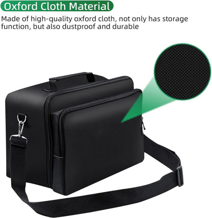 Mcbazel Travel Bag Carrying Case for Xbox Series X, Portable Storage Case Bag with Multiple Storage Pockets for Controllers, Games, Cables and Other Gaming Accessories