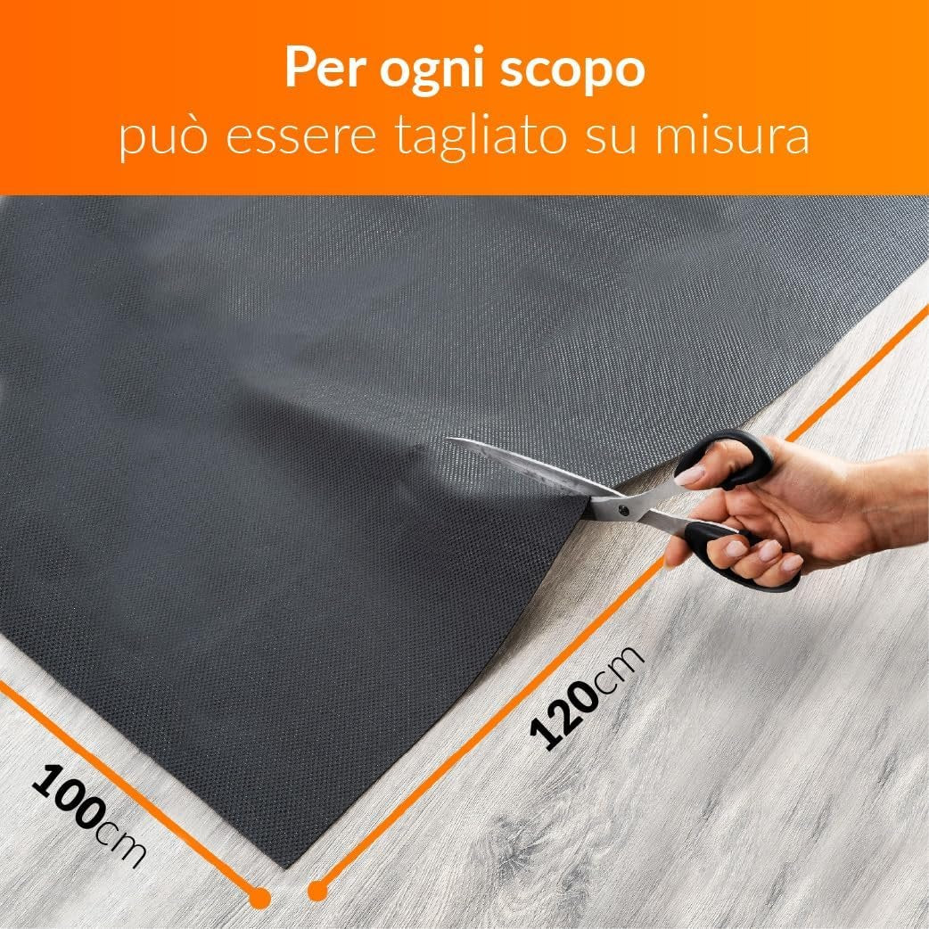 Upgrade4cars Waterproof Car Boot Mat 120 x 100 cm | Universal Bonnet Mat | Non-Slip Rubber Cover for Trunk | Car Accessories Interior