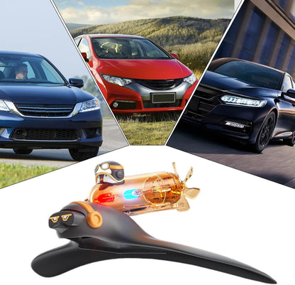 Rearview Specchio Decor, Vehicle Reflector Lighting, 1.77x6.5 Inches Weatherproof & Broad Compatibility, Automotive Outdoor for Trucks Road Trips and Unique Visual Effects