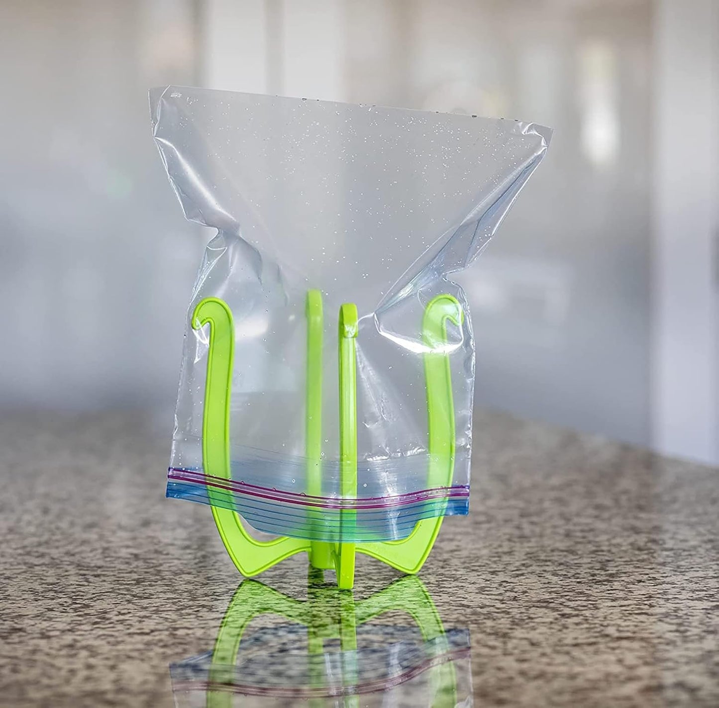 Bag Well Ziplock Bag Food Prep Holder Stand for Food Storage Bags, Gallon Size
