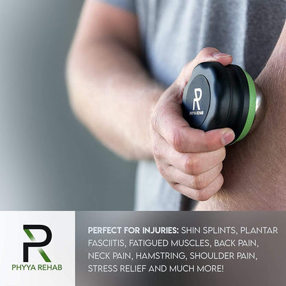 Cold Massage Roller Ball by Professional Rehab - Cold Therapy Relief That Helps with Muscles Recovery and Inflammation - Great Tool for Back/Neck Pain - Shin Splints - Sports Rehab - Stress Relief