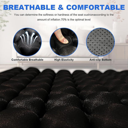 Airplane Cushion - Comfortable Sitting Pad | Foldable Comfort Seat Cushion for Driving, Camping, Travel, Airplane, Workplace, Couch