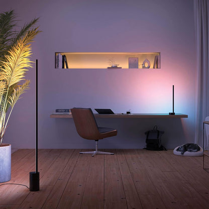 Philips Hue White and Color Ambiance Gradient Signe, Lampada da Tavolo LED, Smart, 16 Milioni di Colori, con Bluetooth, Bianca