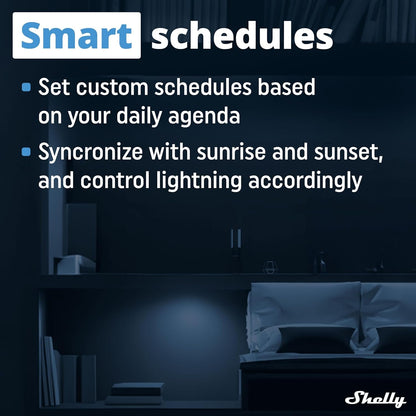 Shelly Dimmer 2, Intelligent WiFi Dimmer, No Neutral Conductor Required, Home Automation, Compatible with Alexa & Google Home, iOS Android App, No Hub Required, Dimmable Lights (Pack of 4)