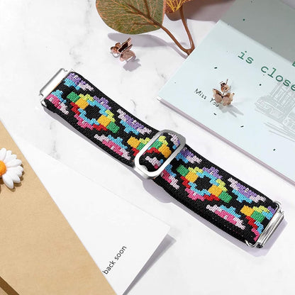 Compatible for Polar Ignite 3 Band, Lamshaw Stretch Elastics Nylon Adjustable Replacement Strap Accessories Compatible for Polar Ignite 3/Polar Ignite 2/Polar Ignite