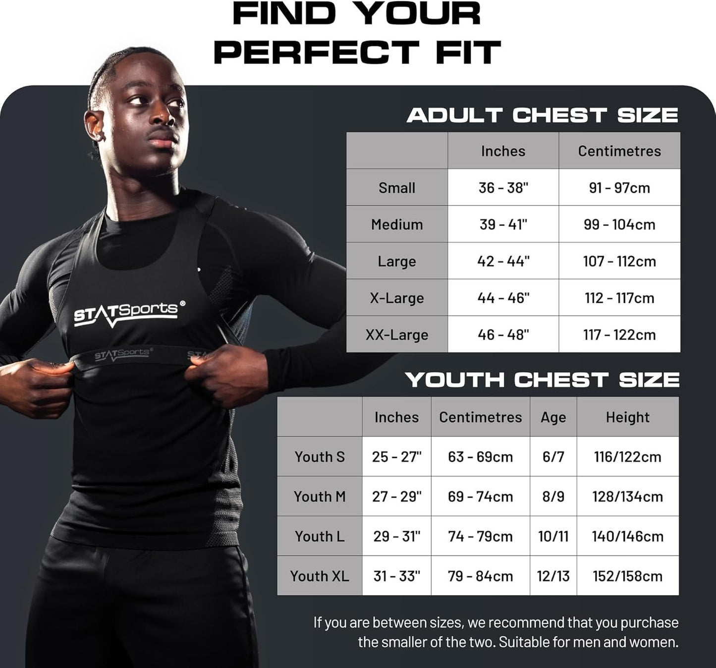 STATSports APEX GPS Soccer Tracker Vest - APEX Athlete Series - Tracks 16 Key Metrics - Sport GPS Vest for Elite Performance Tracking - Sports Activity Trackers Used by Pro Players & Teams, Adult M