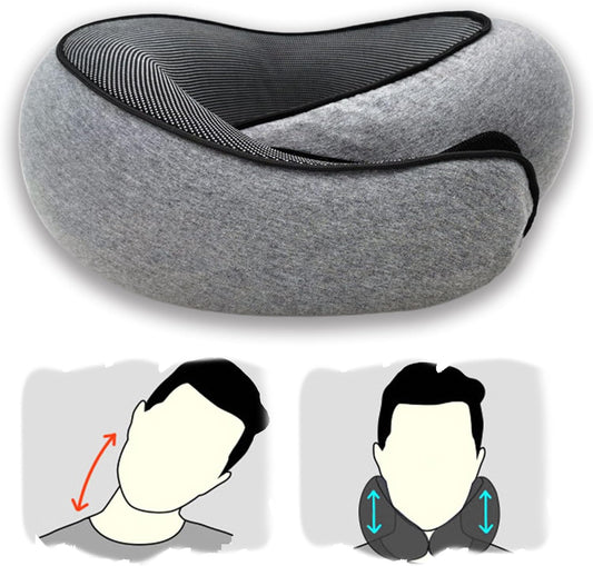 Flyhugz Travel Pillow, Flyhugz Neck Pillow, Wander Plus Travel Pillow, Flyhugs Neck Travel Pillow, Memory Foam Travel Pillow (Dark Gray)