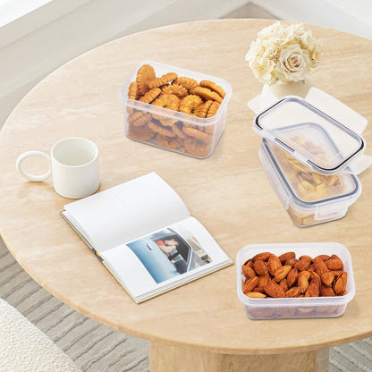 Anshine 30 Pack Airtight Food Storage Containers Set, BPA Free Pantry Storage Containers Kitchen & Cereal Organizer Containers for Food Storage - Labels & Marker