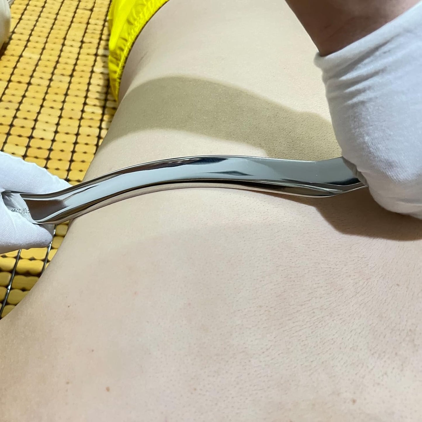 VOOP MOZZ Gua sha tool Stainless Steel Guasha Massage Tool-IASTM Tool Muscle Scraper for soft Tissue Mobilization Physical Therapy (Long bar)
