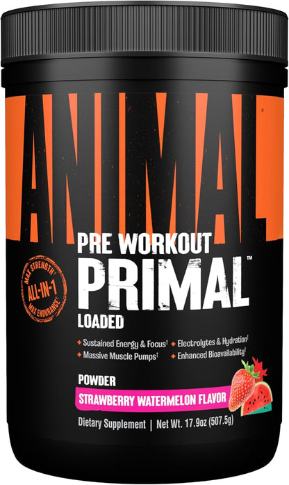 Animal Primal Powder 507 g, Strawberry Watermelon (25 Servings)