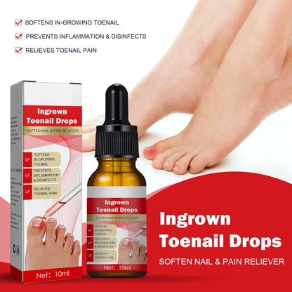Nailhelper Ingrowth Toenail Correction Oil, Ingrown Toenail Drops, Nail & Cuticle Care, Ingrown Toenail Tool for Nail Repair (2pcs)