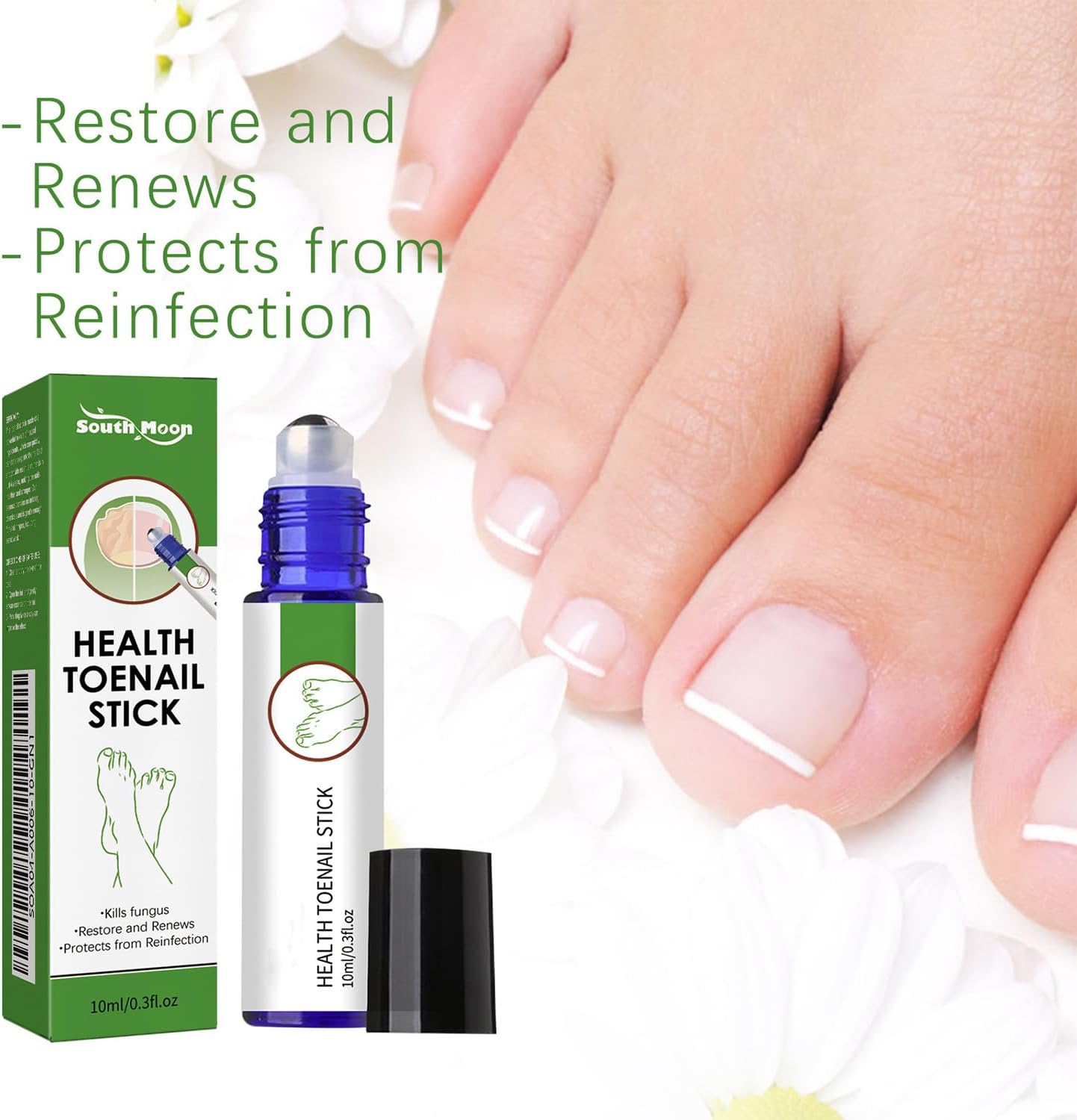 Nailshield Anti Fungal Stick, Monsalife Nailshield Nail Nursing, Nail Care Stick for Damaged Nails, Fungal Nail Infection Nursing, Active Nail Solution Fast Relief for Irritations (3pcs)