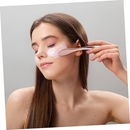 MUCKLILY 6Pezzi Applicatore per Crema per Massaggiatore per Occhi Gonfi Spatola Metallo Facile da Della