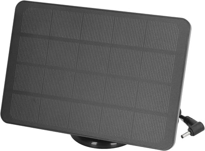 10W Portable Solar Charger, IP65 Portable Solar Panel with USB C Outputs for Stick Up Cam Battery for Ring Spotlight Camera Battery (CSP4W-DC-B)