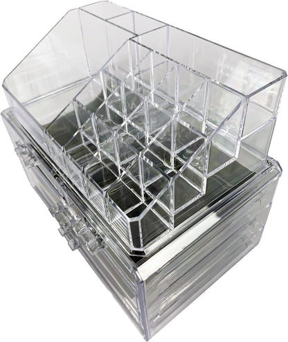 tempo di saldi Transparent Organiser for Cosmetic Accessories, Ideal for Make Up Products