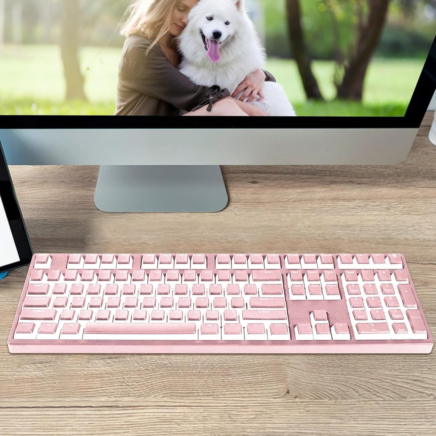 Backlit Keycaps â€“ Illuminated Typing Caps, Mechanical Layout Buttons Covers | Stylish Replacement Keycap Set with Shine-Through Font, Soft Touch Feel Mechanical Keycaps for Offices Keyboard Lovers