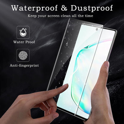Screen Protector for Samsung Galaxy Note 10 Plus, 3D Tempered Glass Film, Ultra HD 9H Hardness Case Friendly Anti Scratch Bubble Free Ultra Resistant Oil-Resistant Shatter Protection, 2-Pack