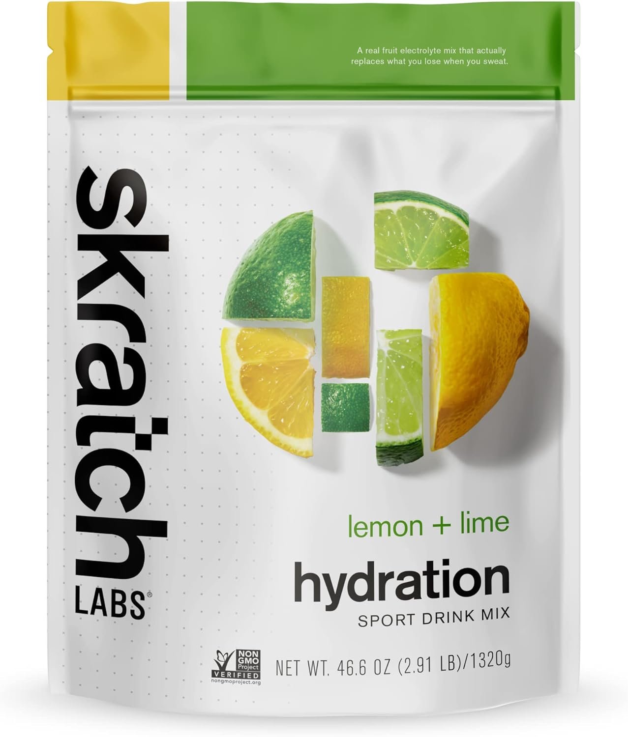 Skratch Labs Hydration Powder | Sport Drink Mix | Electrolytes Powder for Exercise, Endurance, and Performance | Lemon + Lime | 60 Servings | Non-GMO, Vegan, Kosher
