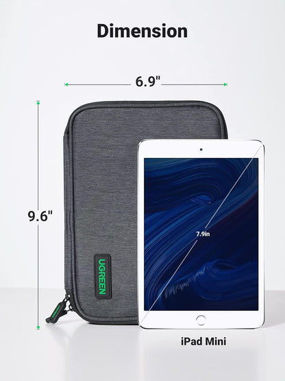 UGREEN Electronic Organizer, Double Layer, Travel Gadget Storage Bag for Data Cables, SD Card, Hard Drive, Power Bank, Digital Camera, Tablet, and More Accessories
