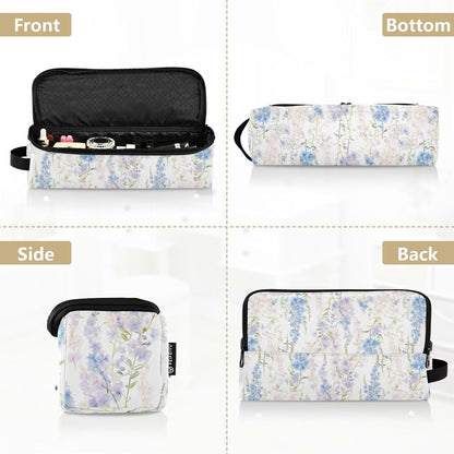 Organizzatore 2 in 1 per strumenti per capelli, con tappetino rimovibile resistente al calore, custodia da viaggio a doppio strato per utensili caldi e accessori per la cura dei capelli, borsa da
