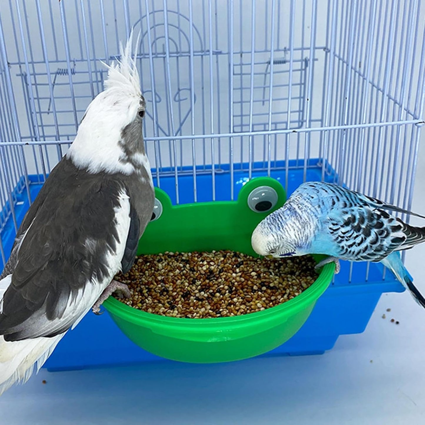 Bird Bowls | Parrot Watering Bowl - Splash-Proof Parrot Watering Feeding Dish for Macaw Lovebirds, Parakeet Bathing Container