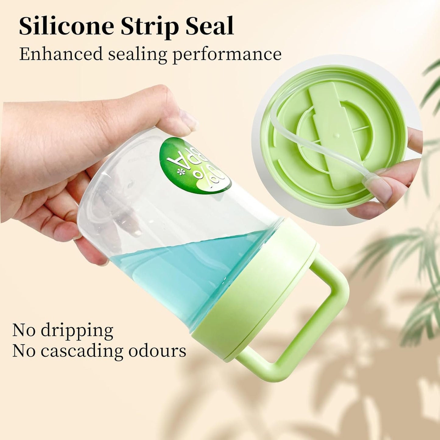 On-the-go Yogurt Parfait Container with Lids and Spoon,Stackable Sealable Overnight Oats Containers,Reusable Food Container Prep Cereal Yogurt Salad Fruit Snacks Crunch Granola Spill Proof