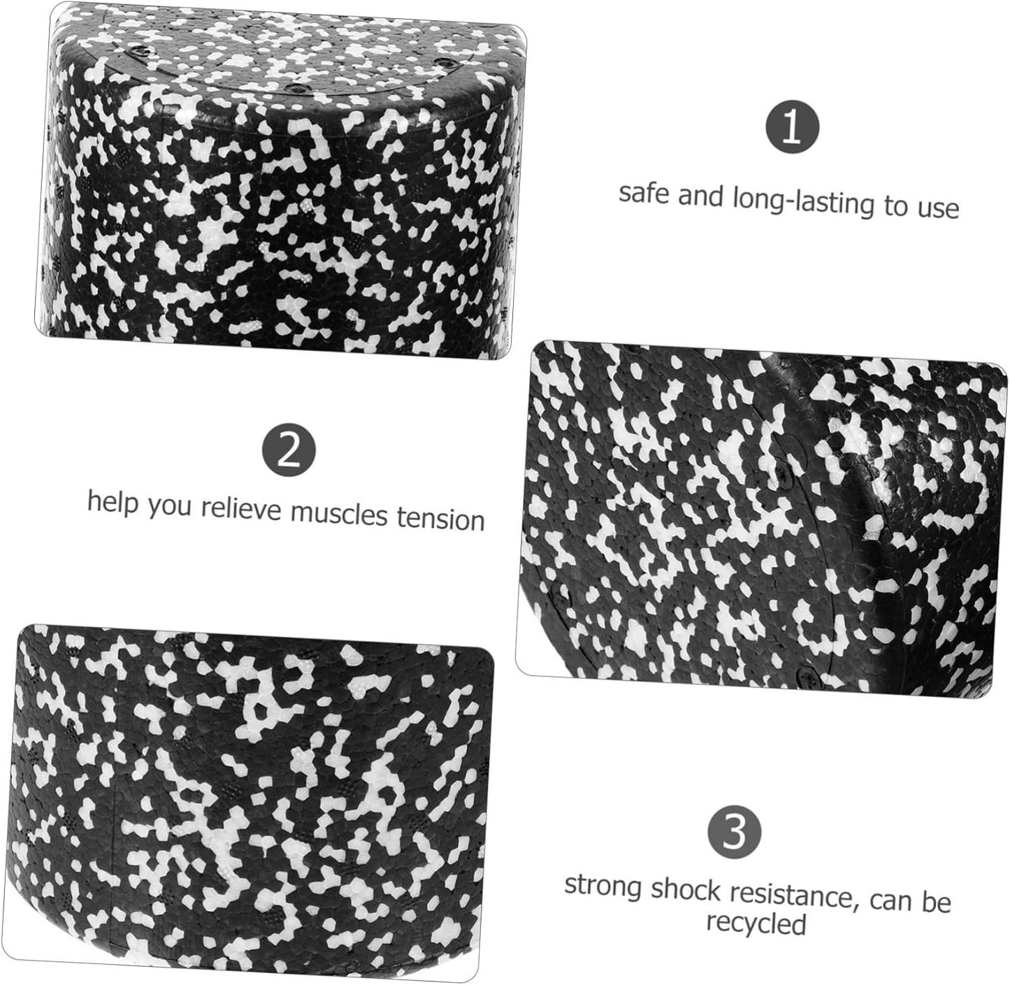 Sosoport Massaggiante per Yoga Schiuma per Muscolare e Relax Design Antiscivolo e Portatile per Fitness e Stretching Yoga