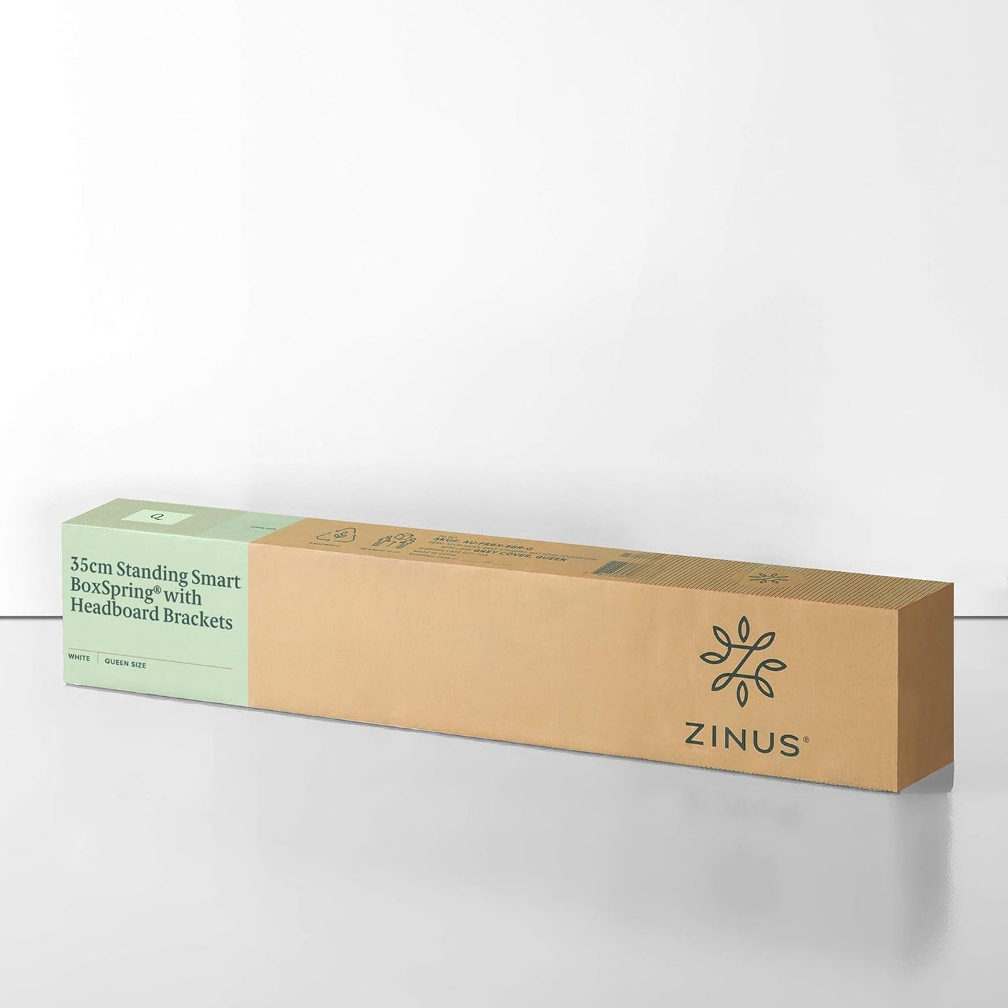 Zinus Double Bed Base Smart Ensemble Mattress Foundation - White