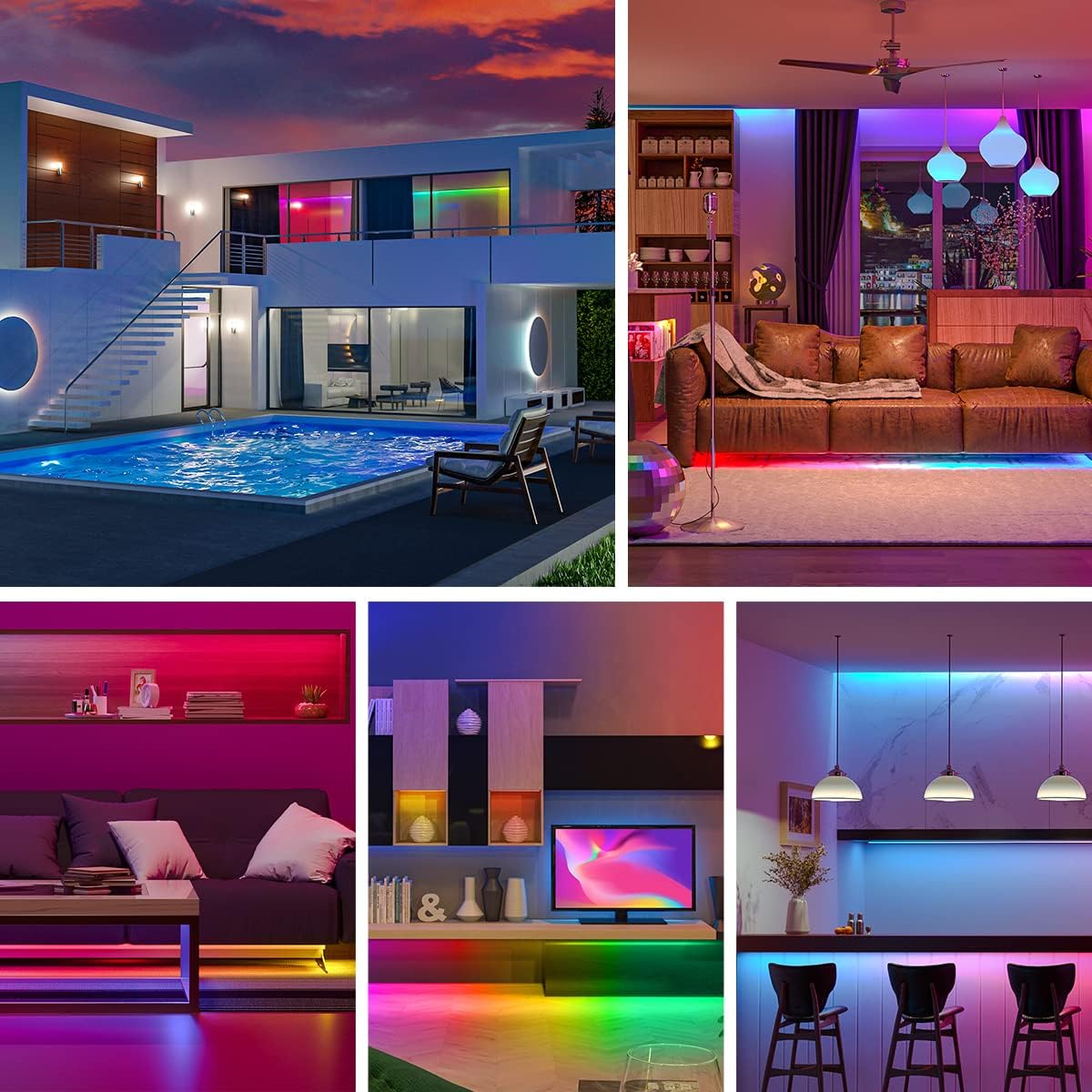 BTF-LIGHTING FCOB SPI RGBNW(4000K) Flexible LED Strips High Density COB WS2814 IC LED Strip RGBW 5M 784LEDs/m 21W/M DC24V PCB White IP30 Tracking Colour (No Controller and Power Supply)