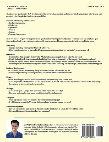 Case Interview Questions for Tech Companies: 155 Real Interview Questions and Answers
