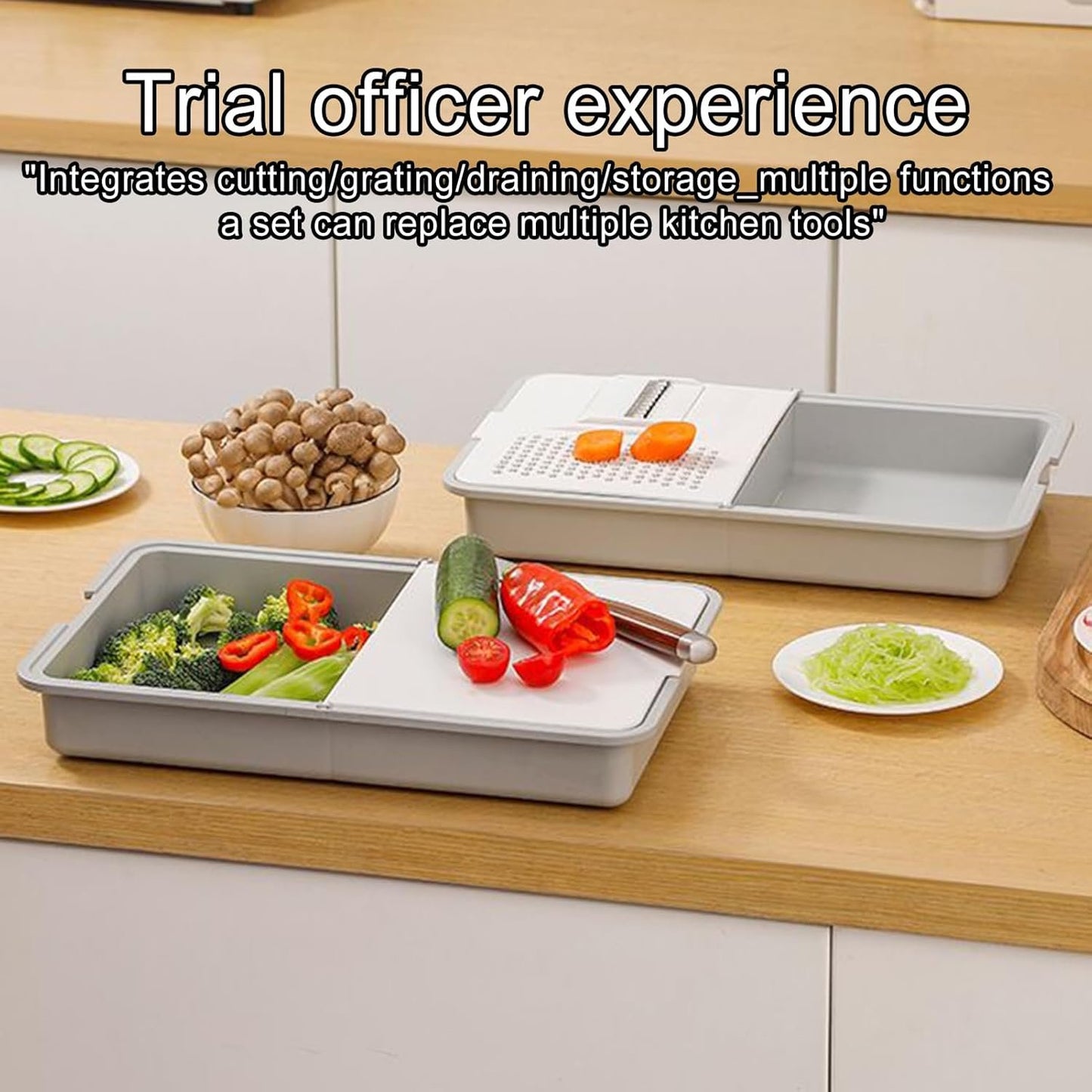 Vegetable Grater - Cheese Shredder - Multifunctional Peeler Tool, Food Cutter for Potato Carrot Salad Cooking Meal Prep Outdoor Camping Kitchen