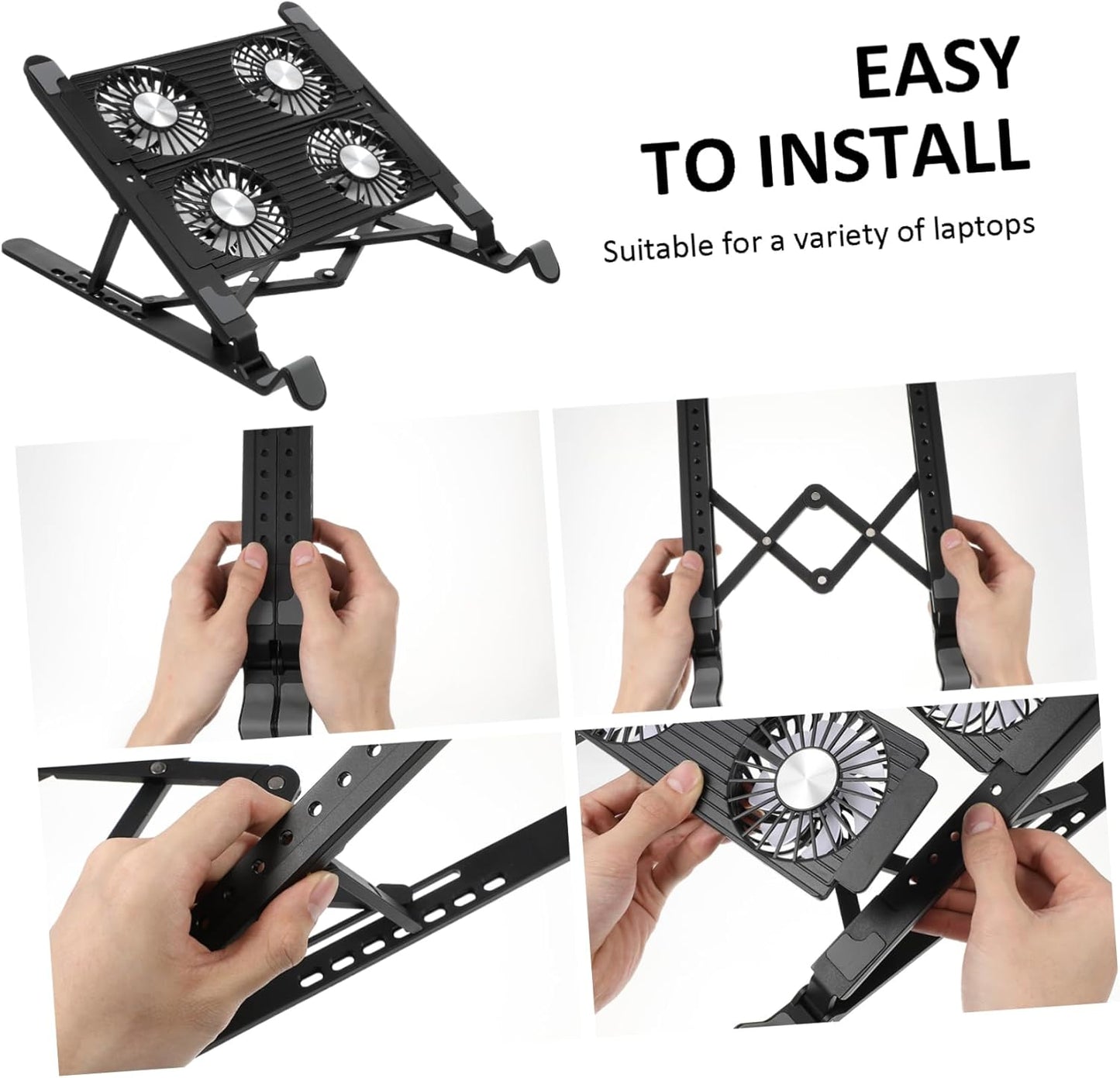 Veemoon Radiator Bracket Fan Laptop Stand Cooling Pad for Laptop Cooling Pad for Gaming Laptop Cooling Pad Laptop Computer Stand for Laptop Computer Holder for Laptop