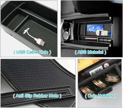 CDEFG Peugeot 3008 5008 GT 2016-2022 2023, Center Console, Glove Box, Armrest, Multi-Function Car Organizer, Center, Console Organizer Tray Organizer 3008 GT Line