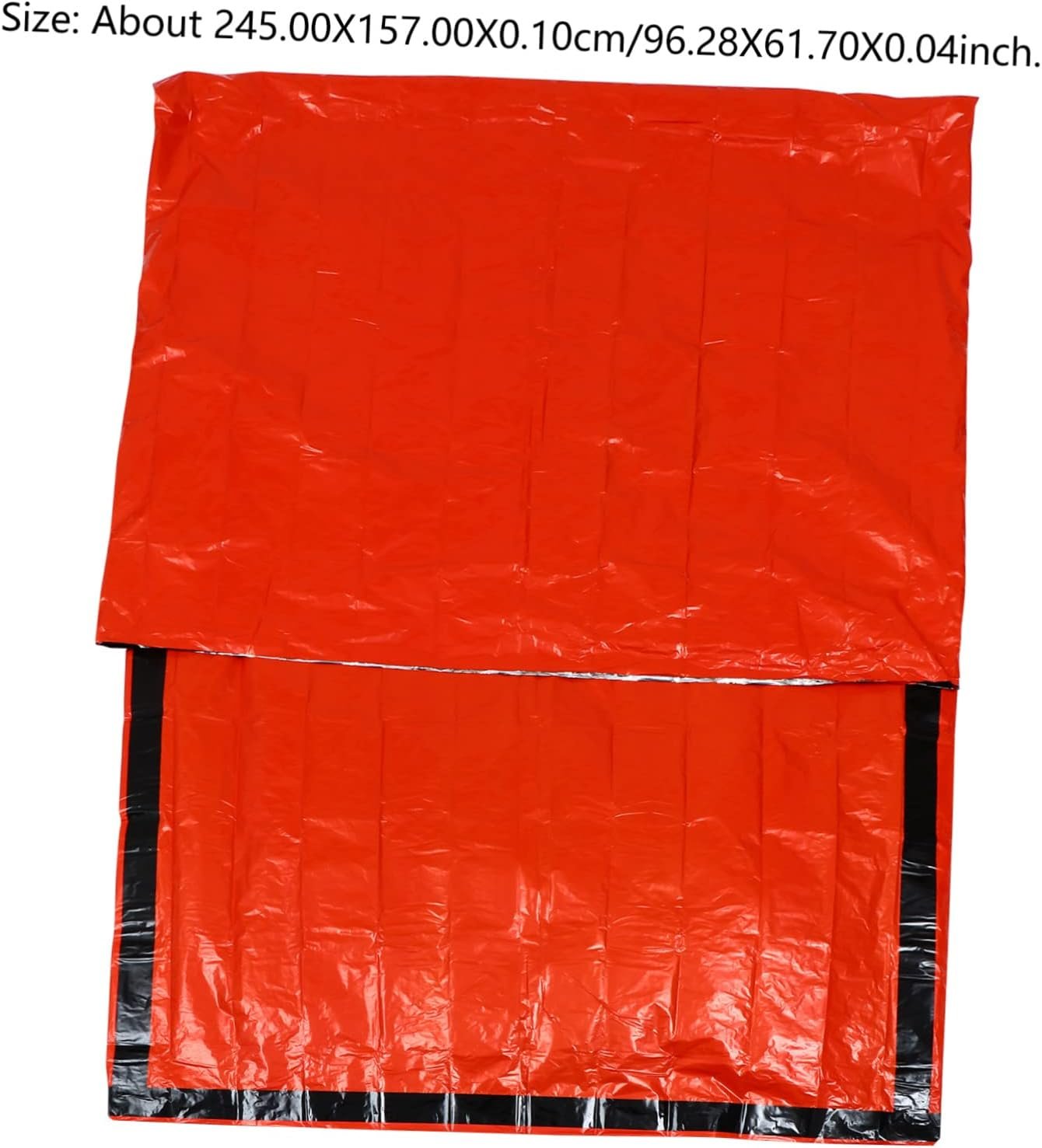 BESPORTBLE Emergency Tent Car Emergency Space Blanket Outdoor Blanket Fan Bed Pe Tear-Resistant Material Orange