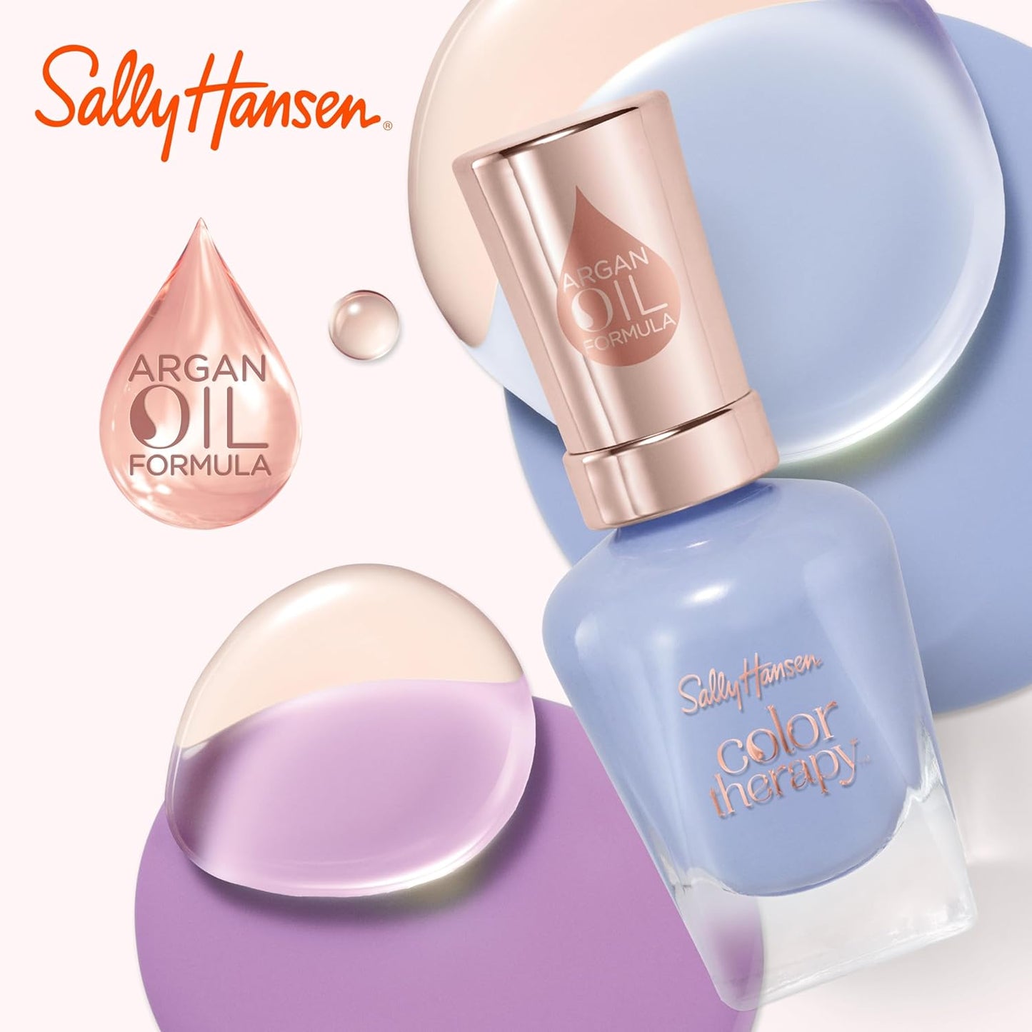 Sally Hansen Color Therapy Nail Polish 385 Pamper Me Purple 15ml