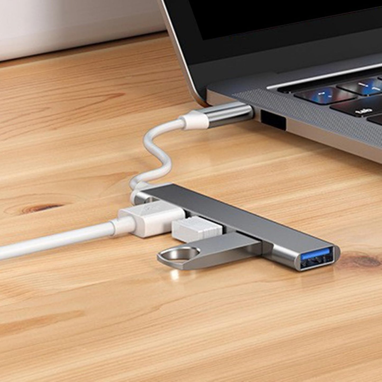 Generic High Speed USB Splitter â€“ Multiport Adapter Hub, 5Gbps Transfer Extender | USB 3.0 Expander Connector, Compact Data Port for Laptop Printer Audio Flash Drive Game Controller Use