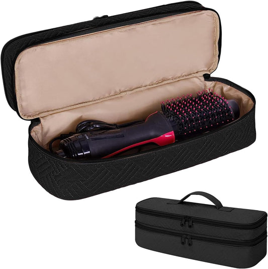 Borsa per attrezzi da viaggio per capelli - Accessori per borse, custodia per il trasporto a doppio strato | Forniture per asciugacapelli, borsa portabile, ferri piatti, accessori per la cura dei