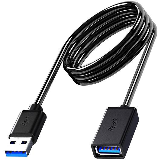 tunghey USB 3.0 Extension Cable Type A Male to Female Extension Cord Withstands Fast Data Transfer Compatible with USB Keyboard, USB Hub, Mouse, Webcam, Printer, Hard Drive and More (1M)