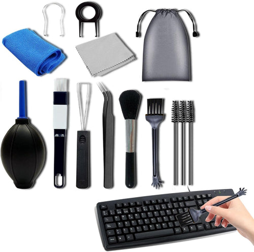 Keyboard Cleaner Kit | Dust Cleaner for PC Keyboard Cleaning Car Detailing, Mechanical Keyboard Cleaning Tool, Cleaning Kit Compatible Laptop/PC/Computer/Keyboard/Laptop/Camera/Phone/Earbud